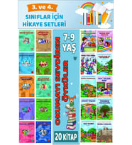 3.ve 4.Sınıflar İçin Okuma Alışkanlığı Kazandıran Mükemmel 20 li  Hikaye Seti 5