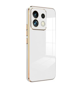 Xiaomi Poco M6 Pro 4G Kılıf Volet Silikon - Beyaz