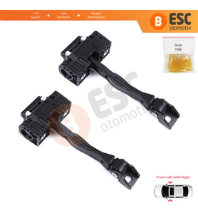 BMW X5 X6 F15 F85 F16 F86 2013-2018 51217290595 İçin 2 EA Ön Sağ ve Sol Kapı Gergi Yayı