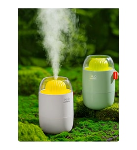Kaktüs Tasarımlı RGB Işıklı 280ml Hava Nemlendirici ve Difüzör