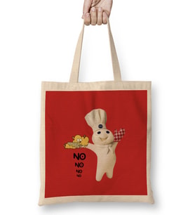 Funny Doughboy NO NO NO Bez Çanta Uzun Saplı