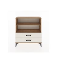 Arges Şifonyer 2 Raflı 2 Çekmeceli 88x30x96 Çam-Aytaşı