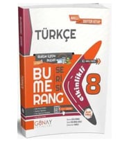 Günay Yayınları Günay Yayınları 8. Sınıf Türkçe Etkinlikli Bumerang Serisi (Çok Renkli)