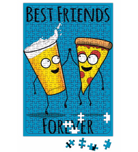 Pizza and Beer Puzzle 240 Parça Yapboz
