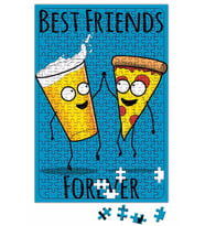 Pizza and Beer Puzzle 240 Parça Yapboz