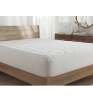Royam Bambu Kumaş Ultra Sessiz Sıvı Geçirmez Yatak Alezi Fitted Full Kenar Tek Kişilik 100 x 200 + 35