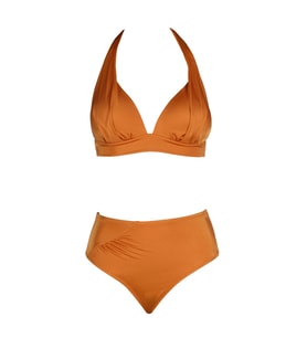 Beria Kadın Yarım Dolgulu Turuncu Bikini Takımı