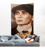 Ekart Peaky Blinders Thomas Shelby Duvar Örtüsü-7775