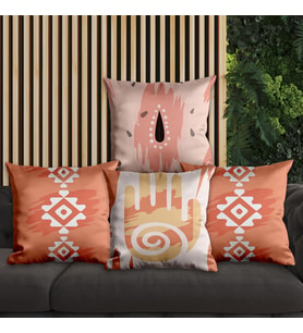 eJOYA Modern Tasarımlı 4'lü Yastık İçi Ve Kırlent Kılıfı 45cm 113828