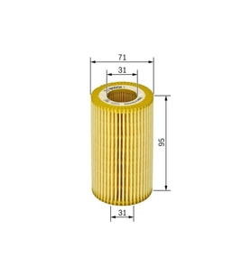 Yağ Filtresi Mercedes W203-w204-w211-w164-jeep Grand Cherokee 3.0 06-10 Chrysler 300bos-f026407008 0