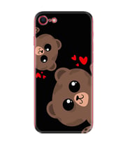 Apple iPhone 5 6 7 8 Plus Se XR Kılıf Desemli Silikon Love Animals 1780