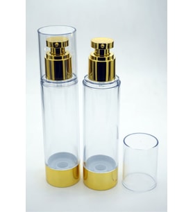 LOSYON VE KREM ŞİŞESİ 100 ML 2 ADET PARLAK AİRLESS ŞİŞE