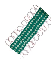 200 Adet 12 Volt 1.2 Watt 3 Lensli Yeşil Led Modül IP65 1 Paket