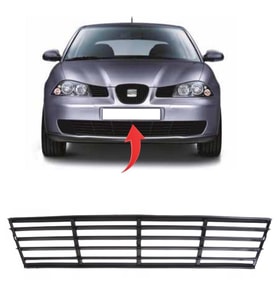 Seat İbiza Cordoba Ön Tampon Orta Izgara 2002-2010 6L0853667A
