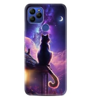 GM 21 Pro Kılıf HD Resim Baskılı Damdaki Kedi StKd -091