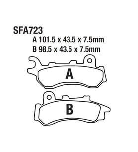 Rks Bitter 125 Ön Fren Disk Balatası Sfa723