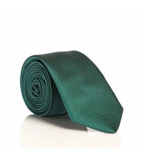Zümrüt Yeşil Slim Fit Düz Renk Dokuma Kravat / DDK-28 (Renksiz)