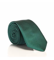 Zümrüt Yeşil Slim Fit Düz Renk Dokuma Kravat / DDK-28 (Renksiz)