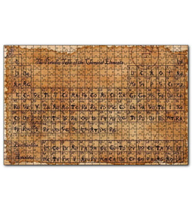 Cakapuzzle Eski Peryodik Cetveli Görseli Puzzle Yapboz MDF (Ahşap) (120 Parça)