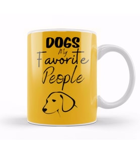 Funny Dog Lover Gift For   Men Kupa Bardak Porselen