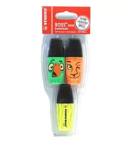 Stabilo Boss Mini Heroes 3 lü Set (Sarı-Yeşil-Turuncu)