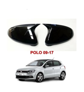 Vw Polo 6r 2008-2014 Uyumlu Batman Parlak Siyah Ayna Kapağı