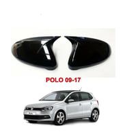 Vw Polo 6r 2008-2014 Uyumlu Batman Parlak Siyah Ayna Kapağı