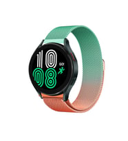 Uray store Watch 20mm Metal Mıknatıslı Kordon - Turuncu-Yeşil