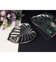 VERON 2LI TABAK SETI KROM 32X27X4 CM (Gümüş)