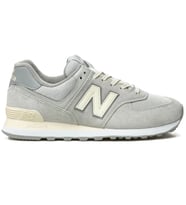 New Balance 574 Unisex Gray Leather Sneaker Günlük Hakiki Deri Spor Ayakkabı Gri