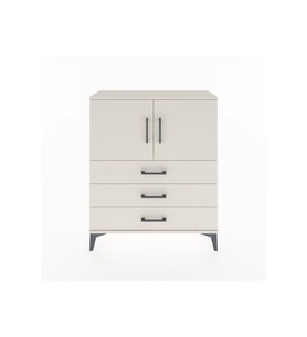 Arges Şifonyer 2 Raflı 3 Çekmeceli 2 Kapaklı 88x30x106 Aytaşı-Aytaşı