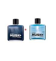 AVON  Musk Marine Erkek Parfüm Edt 75 ml + Musk Intense Erkek Parfüm Edt 75 ml