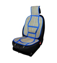 Oto Hasır Bambu Minder Ön Mavi İkili Takım Bel Destekli Terletmez WF-1021-1