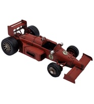 Dekoratif Metal Formula Yarış Arabası - El Yapımı Dekoratif Araba