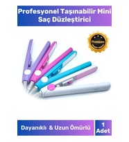 Profesyonel Seramik Uçlu Kablolu Seyahat Taşınabilir 20W Mini Saç Düzleştirici Bukle Yapıcı Makine