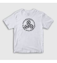 Presmono Unisex Çocuk Beyaz Alpha Beta Omega Dizi Teen Wolf T-Shirt 330077tt (Beyaz)