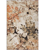 Eliana Home Baskılı, Yıkanabilir Kaymaz Taban Salon Halısı LNA1185 100x150 cm (Kahverengi)