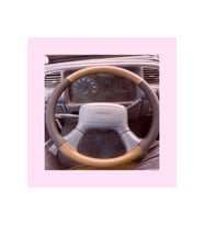 DİKİŞLİ DİREKSİYON KILIFI TABA/SİYAH DERİ SİYAH DİKİŞLİ ISUZU NPR İÇİN