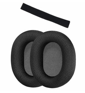 Steelseries Arctis 3 ve 5 Uyumlu Kulaklık Pedi ve Kafa Koruma Bandı (Siyah)
