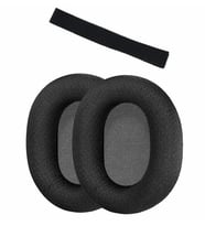 Steelseries Arctis 3 ve 5 Uyumlu Kulaklık Pedi ve Kafa Koruma Bandı (Siyah)