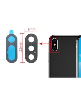 İphone X Uyumlu Kamera Lensi Kamera Camı