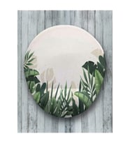 Green Oval Bilek Destekli Mouse Pad