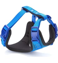 Doggie Havalı Dokumadan El Yapımı Köpek Göğüs Tasması XS-1,5x35-45cm - Royal Blue