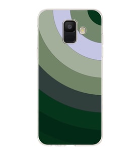 Samsung Galaxy A6 (2018)  Kapak Renk Cümbüşü Tasarımlı Şeffaf Silikon Kılıf