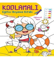 Kodlamalı Eğitici Boyama Kitabı - Eğlenceli Tatil