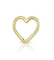 Kalp Altın Helix Piercing (Gold)