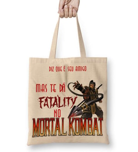 Mortal Kombat Bez Çanta Uzun Saplı