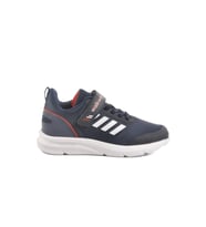 Walkway Lacivert Cırtlı Fileli Hafif Unisex Çocuk Spor Ayakkabı Fav 100 F (Lacivert)