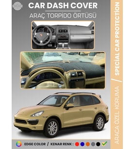 PORSCHE CAYENNE (2002-2010) Torpido Örtüsü Ön Göğüs Koruma Torpido Koruma Tam Uyum Kaymaz