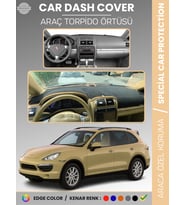 PORSCHE CAYENNE (2002-2010) Torpido Örtüsü Ön Göğüs Koruma Torpido Koruma Tam Uyum Kaymaz